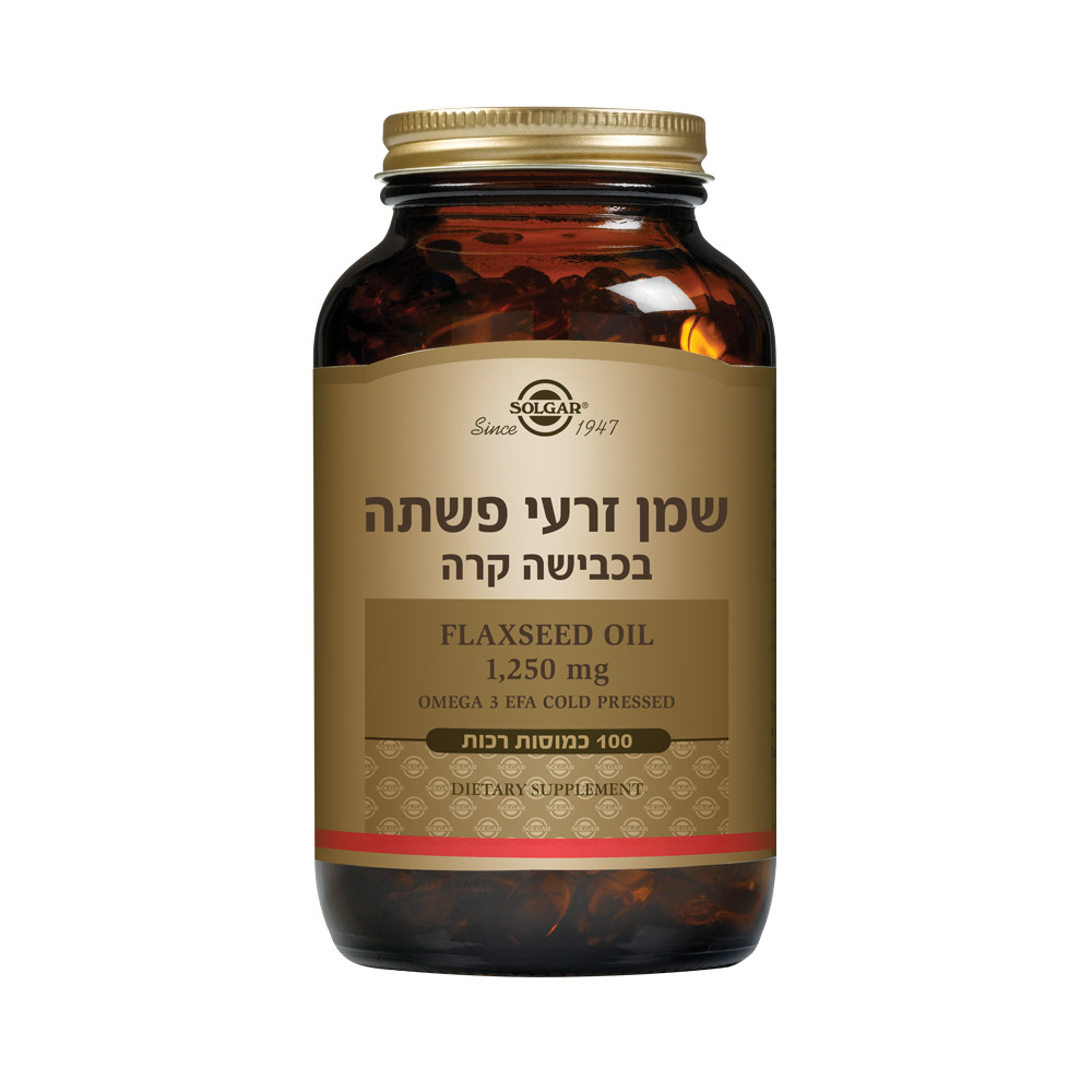 שמן זרעי פשתה בכבישה קרה